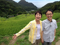 西伊豆の松崎町でのロケ